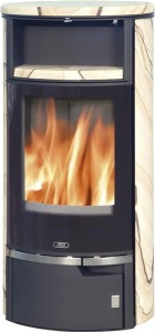 Piec Kominkowy ABX stalowy Atlantik 7 Piaskowiec