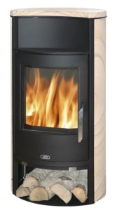 Piec Kominkowy ABX stalowy Pori 7 Piaskowiec