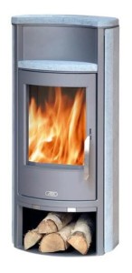Piec Kominkowy ABX stalowy Pori 7 Steatyt