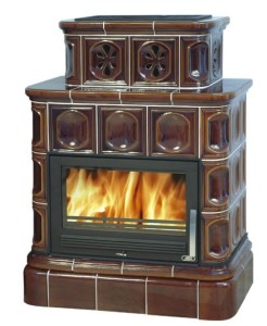 Piec Kominkowy ABX kaflowy Karelie Cokół kaflowy