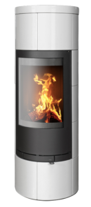 Piec Kominkowy ABX kaflowy Kastilia Perłowy