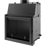 Kominek Z Płaszczem Wodnym Amelia 15 Kw Ø 220 Podwójna Szyba