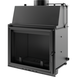 Kominek Z Płaszczem Wodnym Amelia 15 Kw Ø 220 Podwójna Szyba