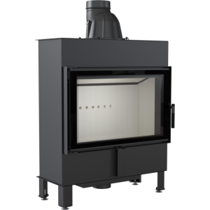 Kominek Powietrzny Stalowy Lucy Slim 10 Kw Ø 160