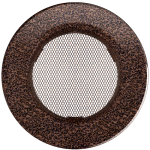 Kratka Wentylacyjna Kominkowa Okrągła Ø 100 Miedziana