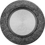 Kratka Wentylacyjna Kominkowa Okrągła Ø 125 Czarno-Srebrna