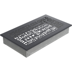 Kratka Wentylacyjna Kominkowa ABC 17x30 Grafitowa