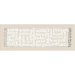 Kratka Wentylacyjna Kominkowa ABC 17x49 Kremowa