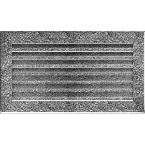 Kratka Kominkowa FRESH 17x37 Czarno-Srebrna