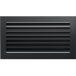 Kratka Wentylacyjna Kominkowa FRESH 17x30 Grafitowa