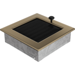 Kratka Wentylacyjna Kominkowa 17x17 Złoto Galwaniczne Z Żaluzją