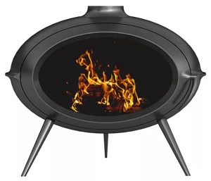 Piec Wolnostojący Invicta Brio Antracyt