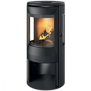 Piec Wolnostojący Invicta Neosen 3 Szyby Czarny