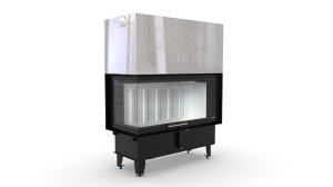 Kominek Powietrzny Defro Home Intra L Bl G