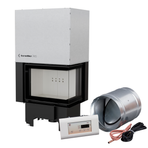 Inteligentny kominek powietrzny VNP 610/430 9 kW Ø 200 Gilotyna MSK