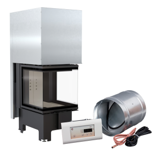 Inteligentny kominek powietrzny NBC 500/500 8 kW Ø 200 Gilotyna MSK