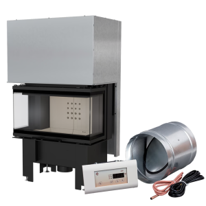 Inteligentny kominek powietrzny NBC 680/280 7 kW Ø 160 Gilotyna MSK