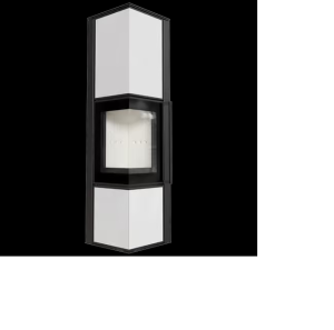 Piec Stalowy Koza TORA/S 8 kW Ø 150 Czarny Panel Szklany