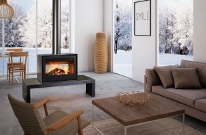 Piec wolnostojący ROCAL Habit 100 DC+T