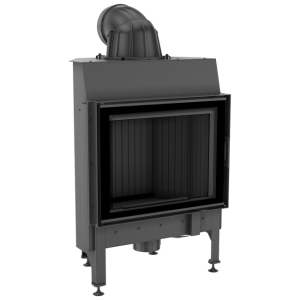 Kominek Powietrzny Stalowy Nadia 10 Kw Fi 200 Black