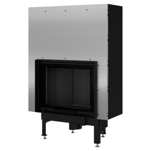 Kominek Powietrzny Stalowy Nadia 10 Kw Fi 200 Gilotyna Black