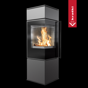 Piec stalowy KRATKI REN/S lewy Ø 150 7 kW