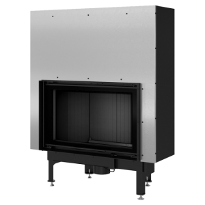 Kominek Powietrzny Stalowy Nadia 12 Kw Fi 200 Gilotyna Black