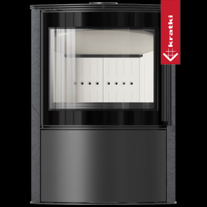 KOZA BJORN ozdobna ceramika akumulacyjna GRAFITE SATIN pokrywa stalowa