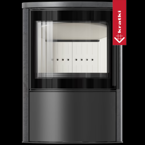 KOZA BJORN ozdobna ceramika akumulacyjna GRAFITE SATIN pokrywa ceramiczna