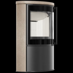 KOZA BJORN ozdobna ceramika akumulacyjna GRAY SATIN pokrywa stalowa; czarny termotec