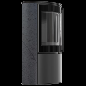 KOZA BJORN ozdobna ceramika akumulacyjna GRAFITE SATIN pokrywa stalowa; czarny termotec