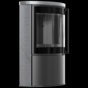 KOZA BJORN ozdobna ceramika akumulacyjna GRAY SATIN pokrywa ceramiczna; czarny termotec