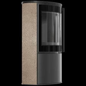 KOZA BJORN ozdobna ceramika akumulacyjna GOLD SATIN; pokrywa stalowa; czarny termotec