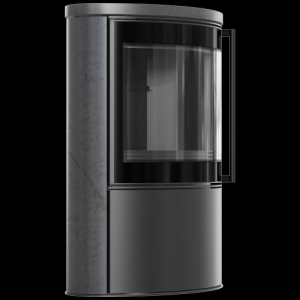 KOZA BJORN ozdobna ceramika akumulacyjna GRAFITE SATIN pokrywa ceramiczna; czarny termotec; z domykaniem