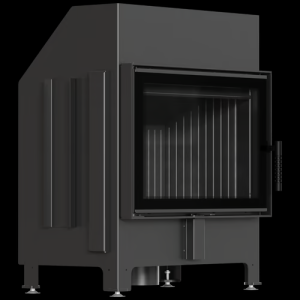 Kominek KRATKI ZIBI ECO 9,9 kW Ø 180 z czarnym wyłożeniem