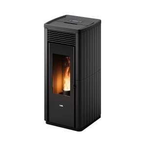 Piec na pellet Dune 9 kW Autoclean – Cadel Czarne żeliwo 