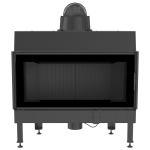 Kominek Powietrzny Stalowy Nadia 14 Kw Fi 200 Black