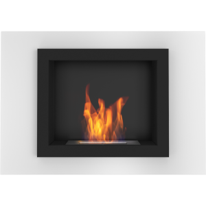 Biokominek Wiszący Oscar Biały Certyfikat Tüv