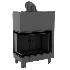 Wkład Kominkowy Mba 17 Lewy Bs Czarny Termotec