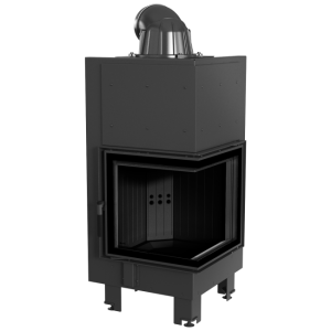 Wkład Kominkowy Mbn Prawy Bs 8 Kw Czarny Termotec