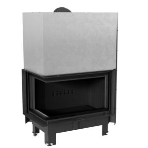 Wkład Kominkowy Mbo 15 Lewy Gilotyna Gięte Czarny Termotec