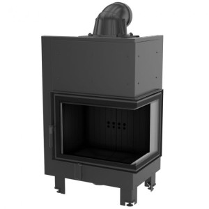 Wkład Kominkowy Mbz 13 Prawy Bs Szkło Gięte