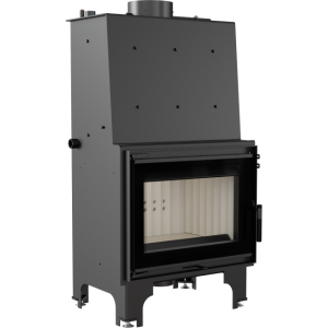 Kominek Z Płaszczem Wodnym Aquario 14 Kw Fi 200 Podwójna Szyba