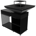 Palenisko Z Grillem Quadrum Horizontal
