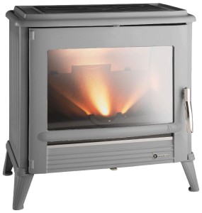 Piec Wolnostojący Invicta Modena Szara Emalia