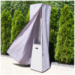 Pokrowiec do umbrella biały logo czarne