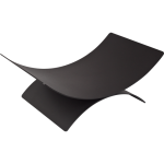 Kosz czarny na drewno