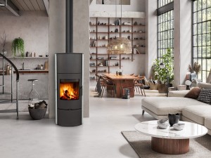 Piec kominkowy Evora Akum 02 Kamień Romotop