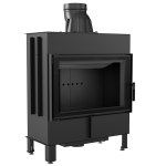 Kominek Powietrzny Stalowy Lucy 14 Kw Ø 200 Black